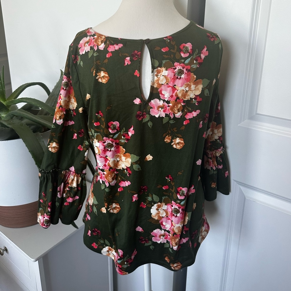Floral Long Sleeve Top